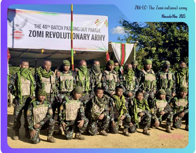 ZPCC Congratulates the Zomi national army’s 40th Batch on Passing Out Parade