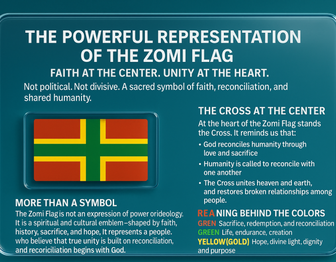 The Powerful Representation of the Zomi Flag