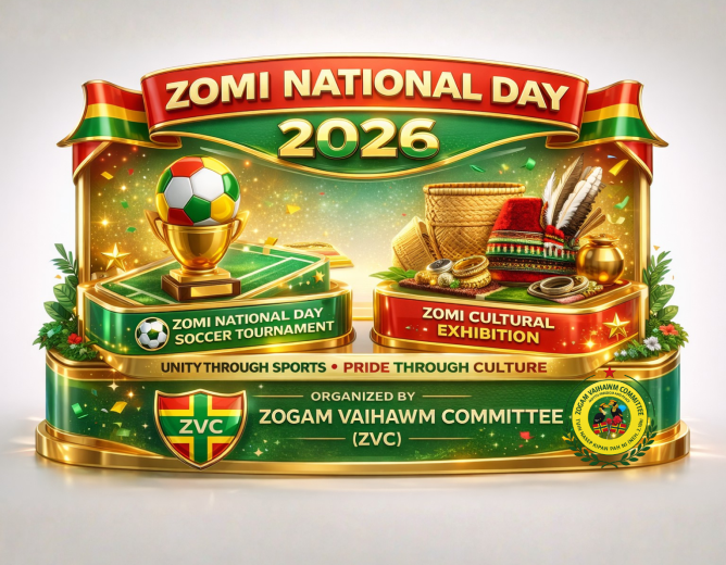 Zogam Vaihawm Committee to Host Zomi National Day Soccer Tournament and Cultural Exhibition