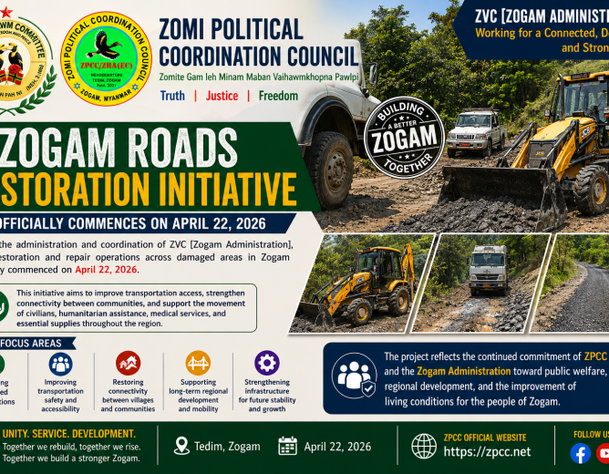 ZVC [Zogam Administration] Begins Road Restoration Efforts Across Zogam